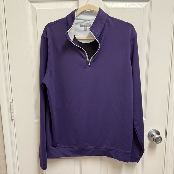 Peter Millar Other - Peter Millar Purple Quarter Zip Pullover